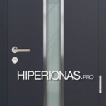 Hiper-Turen92DS AN 1000x2100_Spalva Antracitas (Aliuminio stakta)_Lauko durys šiltos_U=0,74Wm2k