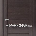 HIP 4 Pilkas ąžuolas vidaus durys eko danga