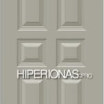 HIPERIONAS-6 Gilaus 3D frezavimo klasikinis raštas MDF ir Okoumes lauko durų skydams