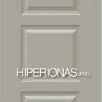 HIPERIONAS-7 Gilaus 3D frezavimo klasikinis raštas MDF ir Okoumes lauko durų skydams