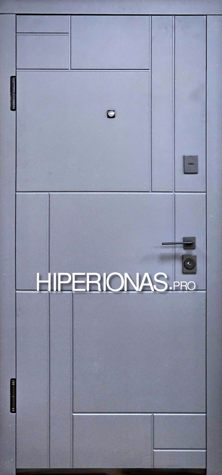 buto durys Hiper-M12TN1560-GR grafitas (juoda furnitūra)
